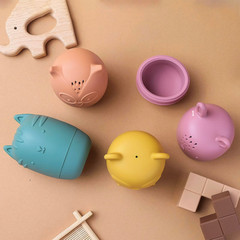 Mold Free Silicone Bath Bathtub Toys, Baby 6-12 Months, Toddlers 1-3, Non Toxic