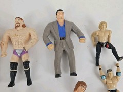 1990’s Lot 12 Vintage WWF Wrestling Collectibles Action Figures Titan Sports Inc