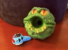 Vintage 1991 ERTL BLURP BALLS Croaky Bugchuck w/ Projectile Fly RARE