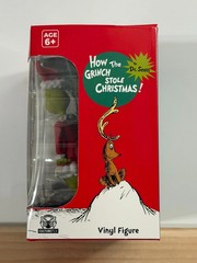 Dr. Seuss SANTA GRINCH Vinyl 5” Figure Collectible NEW