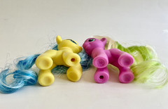 My Little Pony G4 FiM TRU Exclusive Lemony Gem Flower Wishes + MOC Eraser