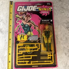 1992 Hasbro GI Joe Ninja Force Scarlett Counter Intelligence New Fast Ship