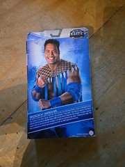 WWE Elite Flashback Rocky Maivia Mattel Action Figure WWF The Rock Damaged