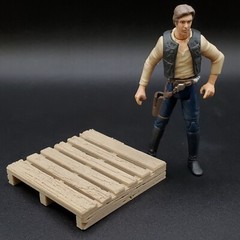1 CUSTOM PALLET for 3.75″ SCI FI FIGURE STAR WARS GI JOE DIORAMA (SP15)