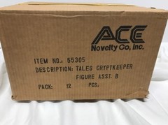 Vintage Tales From The Cryptkeeper Action Figure EMPTY SHIPPER CASE Ace Novelty