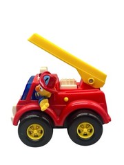 Tyco Preschool Sesame Street Bert Fire Truck Push Powered Vintage Toy With Sound