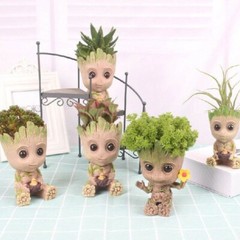 Mini Groot Figurine Miniature Model – Adorable Home Decor