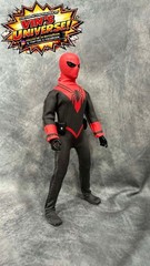 Custom 8″ Mego Scale SpiderMan Assassin Peter Parker Action Figure & Display Box