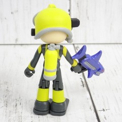 Roblox DevSeries SHARK BITE 2: SHARK CAGE Gray Scuba Diver Figure ONLY