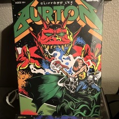 Super 7 Cliff Burton Action Figure, Limited Edition Comic Book poster figure