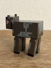 Minecraft Cow Video Game 3” Action Figure Abs Plastic Jazwares Toy