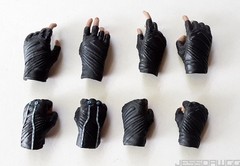 1/6 Hands wrist Gauntlets Black Widow MMS178 & MMS124 Hot Toys Iron Man 2
