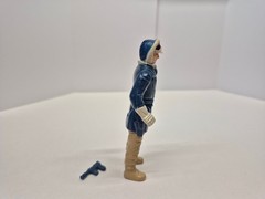 Vintage 1980 Kenner Star Wars Han Solo Hoth Action Figure w/ Blaster HONG KONG