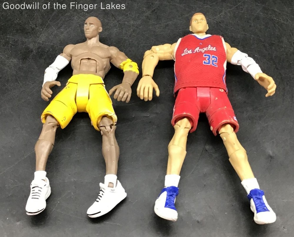 Bundle of Two Jazwares NBA Heroes Basketball Action Figures