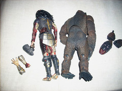 NECA Predator Action Figure 8” Extra Hands & King Kong 8″ Extra Head & Hands