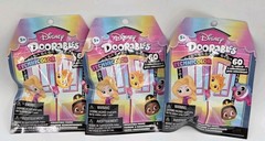 Lot Of 3 New & Sealed Doorables Series 11 Technicolor Blind Bags