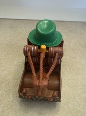 Disney Pixar Cars 2 Materhosen Mater Die-cast Car Green Hat Missing Feather