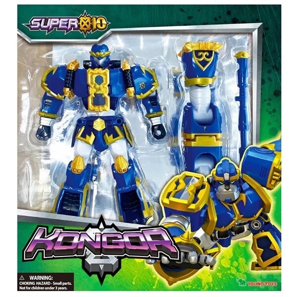 YOUNG TOYS SUPER 10 SUPERIONS! TRANSFORM! KONGOR 210mm ACTION FIGURE