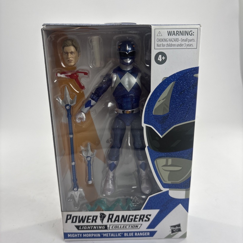 Hasbro Power Rangers Lightning Collection Mighty Morphin Blue Ranger Figure NEW