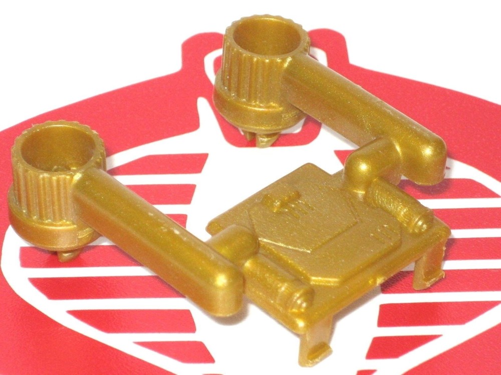 GI Joe Vehicle Destro Despoiler Booster Thruster Bright Gold 1988 Original Part