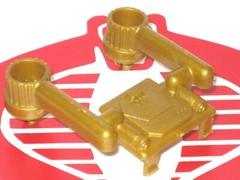 GI Joe Vehicle Destro Despoiler Booster Thruster Bright Gold 1988 Original Part