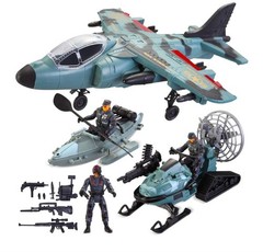 NEW SNOW CAMOUFLAGE LAND & AIR Military Action Figures Toy 3+years JOYIN