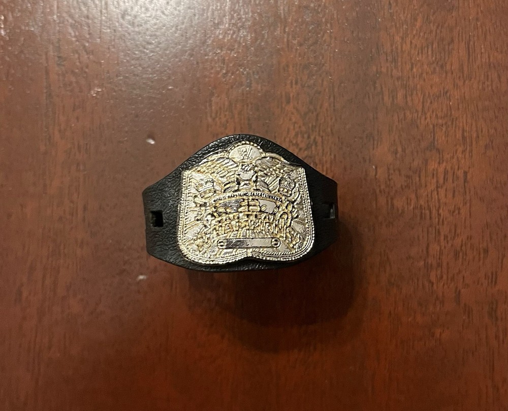 WWE WWF World Heavyweight Tag Team Championship Belt Title Figure 1985-2002