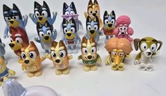 Bluey and Friends Family Figures Lot Of 20 Mixed Character