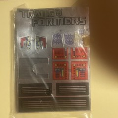Sealed Transformers G1 MEGATRON STICKER SHEET & INSERT. EXTREMELY RARE