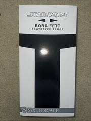 SIDESHOW 100136 STAR WARS BOBA FETT PROTOTYPE ARMOR 1/6 FIGURE 12”