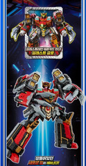 Metal Cardbot S BLASTRAIN Blast Train Red Transforming Robot Diesel Trains 2025