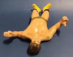 KILLER BEES WWF LJN 8″ RUBBER “WRESTLING” FIGURE SET NO BELTS PLEASE SEE PICS