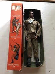 VINTAGE HASBRO 1970 GI JOE ADVENTURE TEAM AFRICAN AMERICAN ADVENTURER 7404 w/Box