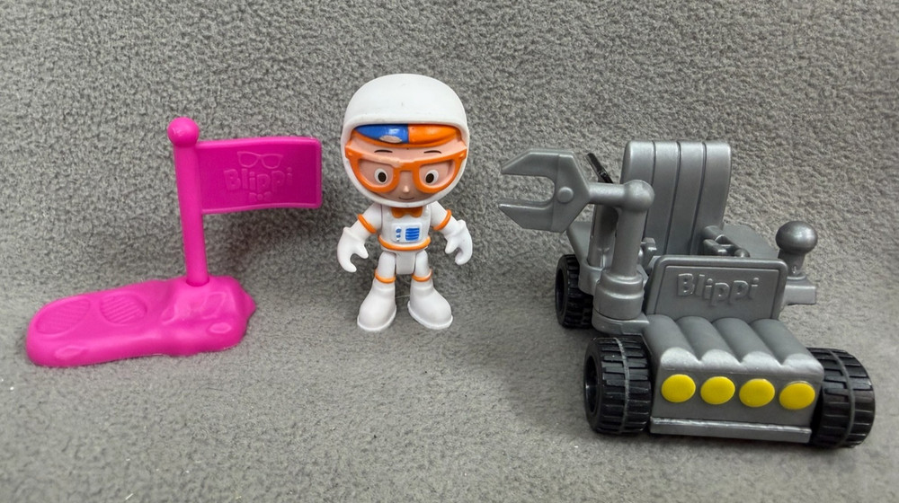 Blippi Rocket Ship Playset Parts Astronaut Figure Space Car Flag 2020