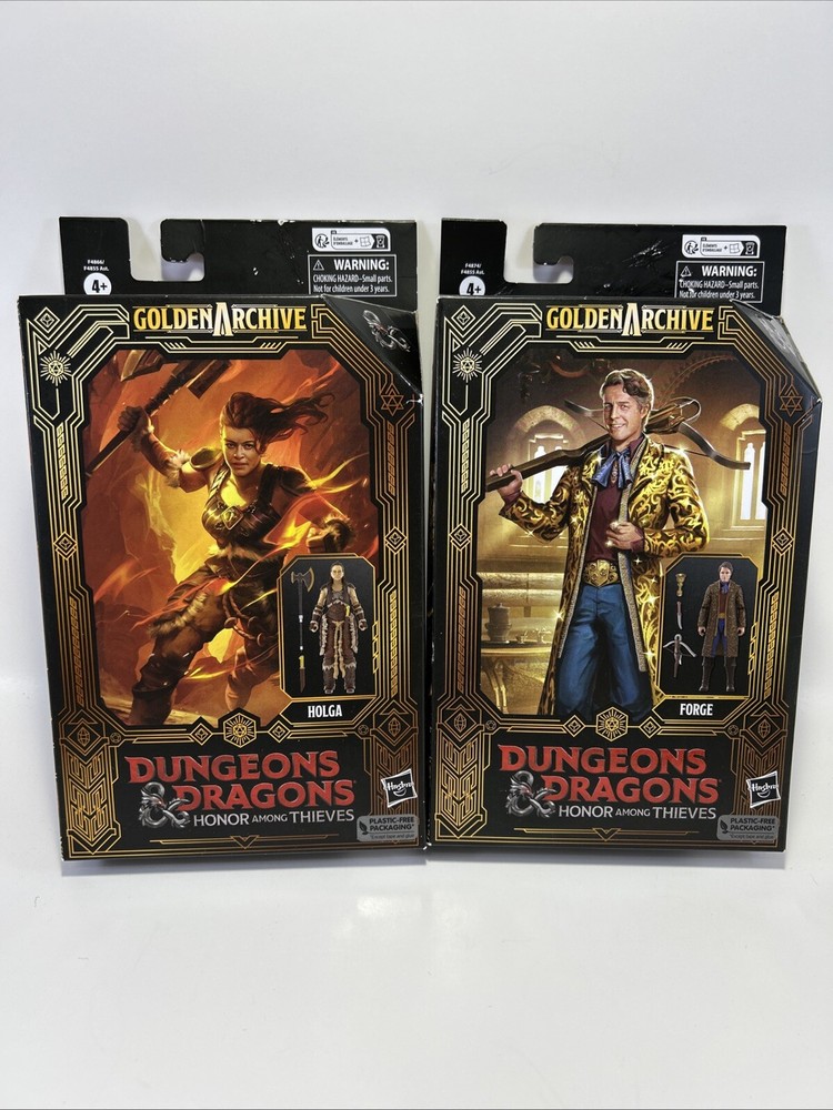 Lot of 2 Dungeons & Dragons Honor Among Thieves Forge Holga Figure – MIB Hasbro
