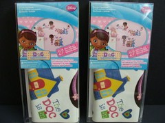 NEW Doc McStuffins Wall Decals Peel & Stick 2 Packs Removable 54 pcs Room Decor