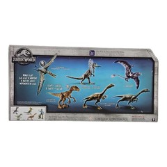 2017 Jurassic World 6 Pck Pteranodon 2 Gallimimus Dimorphodon Velociraptor FVP51