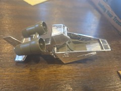 1990 GI Joe ARAH Sky Hawk Chrome Hasbro Incomplete For Parts Or Project