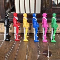 Power Rangers Super Megaforce Lost Galaxy Key Set Full Team w/ Magna Defender