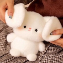 16cm Cute Plush Animal Doll Elephant Bear Raccoon Rabbit Sleeping Gift | FREE 🚚