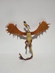 2010 DreamWorks How To Train Your Dragon Monstrous Nightmare Orange 13 inch