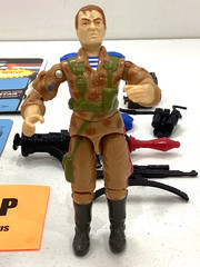 VINTAGE HASBRO GI JOE 1991 RED STAR V1 COMPLETE CARDBACK