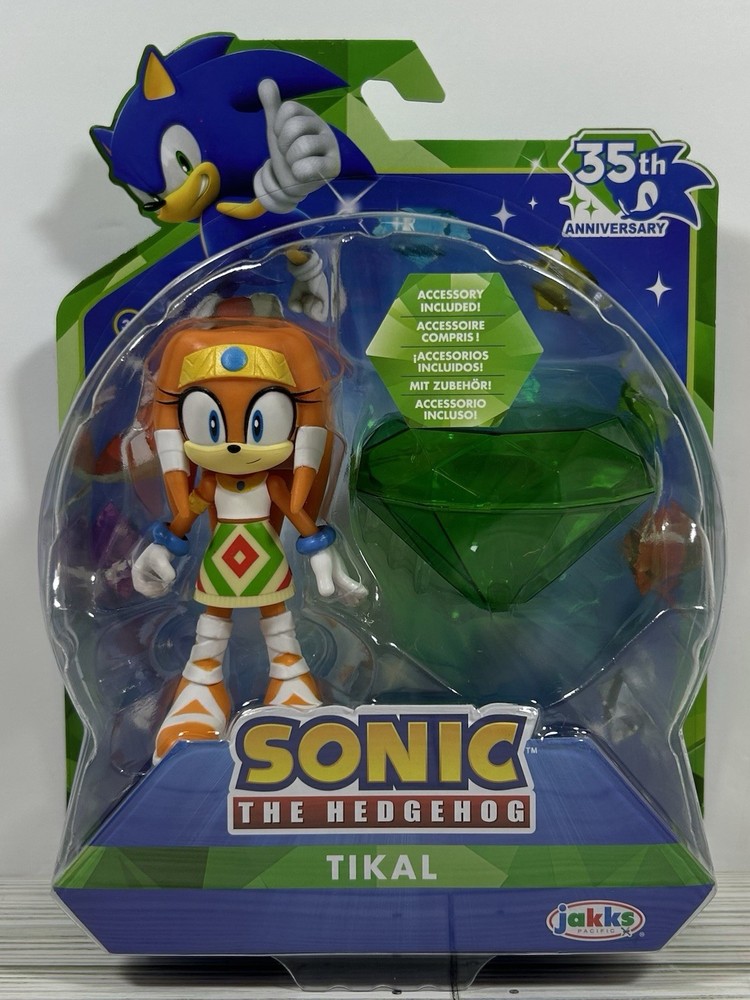 Sonic The Hedgehog 35th Anniversary Tikal 4″ Action Figure Jakks Pacific