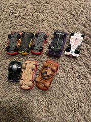 Disney Pixar Die Cast Plastic Lot Of 8