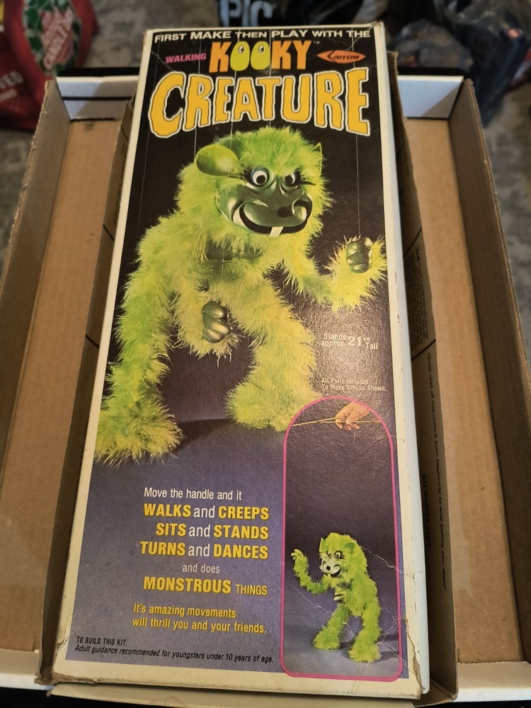 Arrow Vintage Walking Kooky Creature Marionette Kit – Complete 1977 Rare