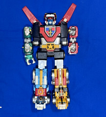 Voltron Set 5 Lions 1981 Taiwan Die-Cast GB-36 Near Complete Chrome Weapons