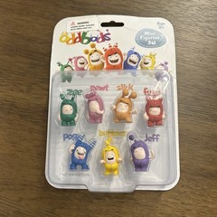 Oddbods Action Figure Toy Fuse, Jeff, Zee & + Mini Figurine Set ( Ages 3+)