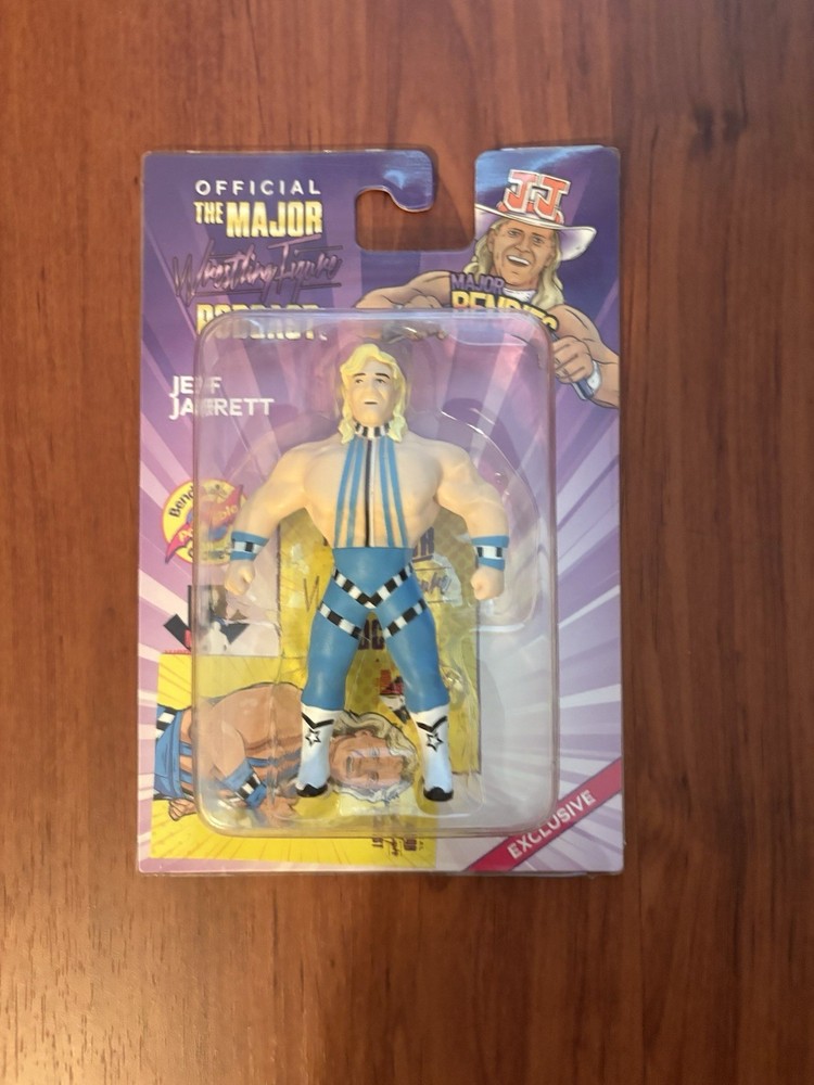 Major Wrestling Figure Podcast MWFP Bendies Jeff Jarrett Figure W/ Card