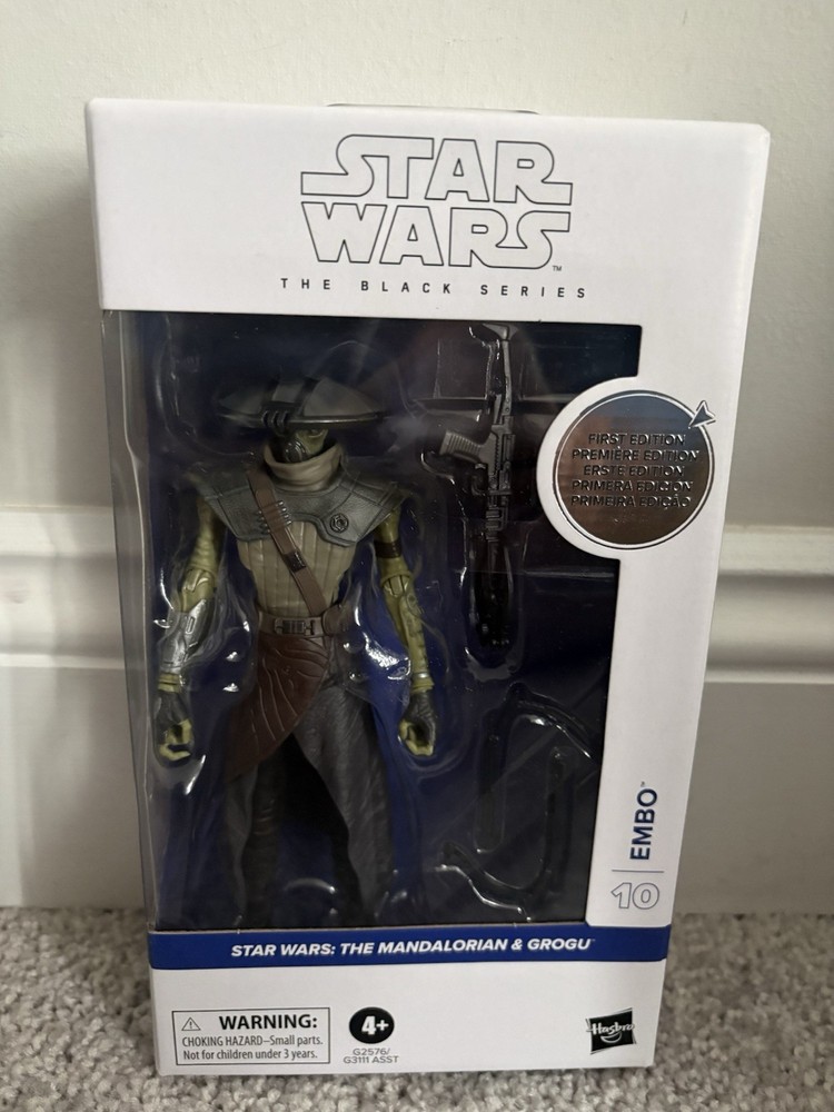 Star Wars: Mandalorian & Grogu The Black Series 10 EMBO First Edition White Box
