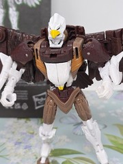 Transformers WFC Kingdom Sideswipe And Maximal Skywarp (Wing Damage)